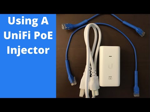 Setting Up A UniFi PoE Injector!