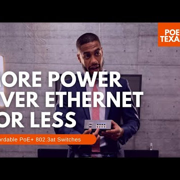 Affordable PoE+ Switches for USB-C, WiFi, VoIP Phones and More