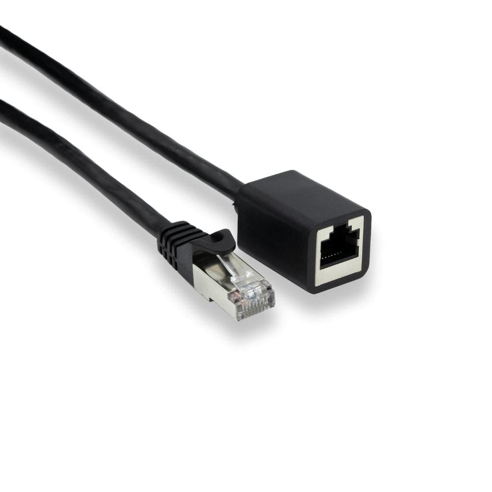 POE Texas Accessories CAT 6 Ethernet Extender Cable 3 ft Male to Female 2 Pack