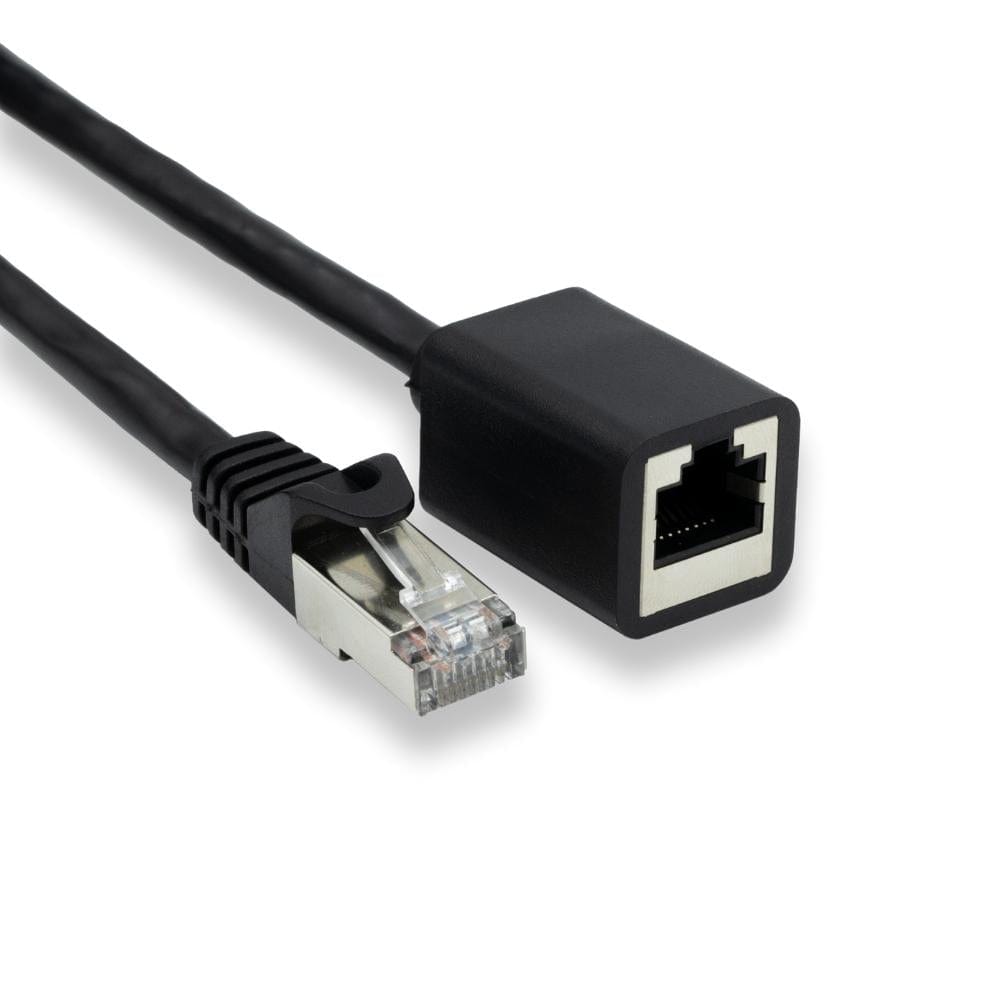 POE Texas Accessories CAT 6 Ethernet Extender Cable 3 ft Male to Female 2 Pack