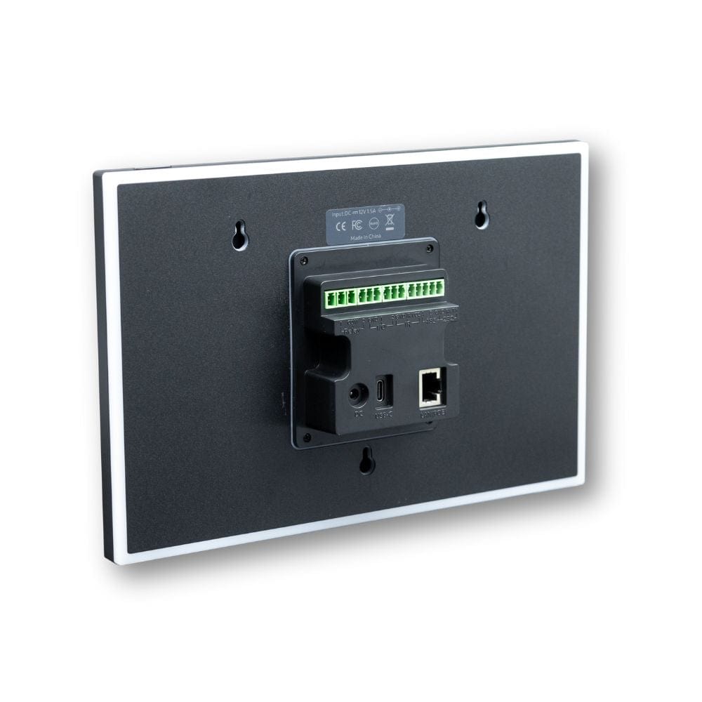 PoE Texas Display 10" Touchscreen Room Scheduler with Highly Visible LED Ring and MeetingPortal App