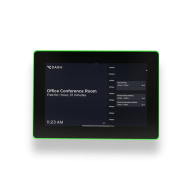 PoE Texas Display 8" Touchscreen Room Scheduler with Highly Visible LED Ring