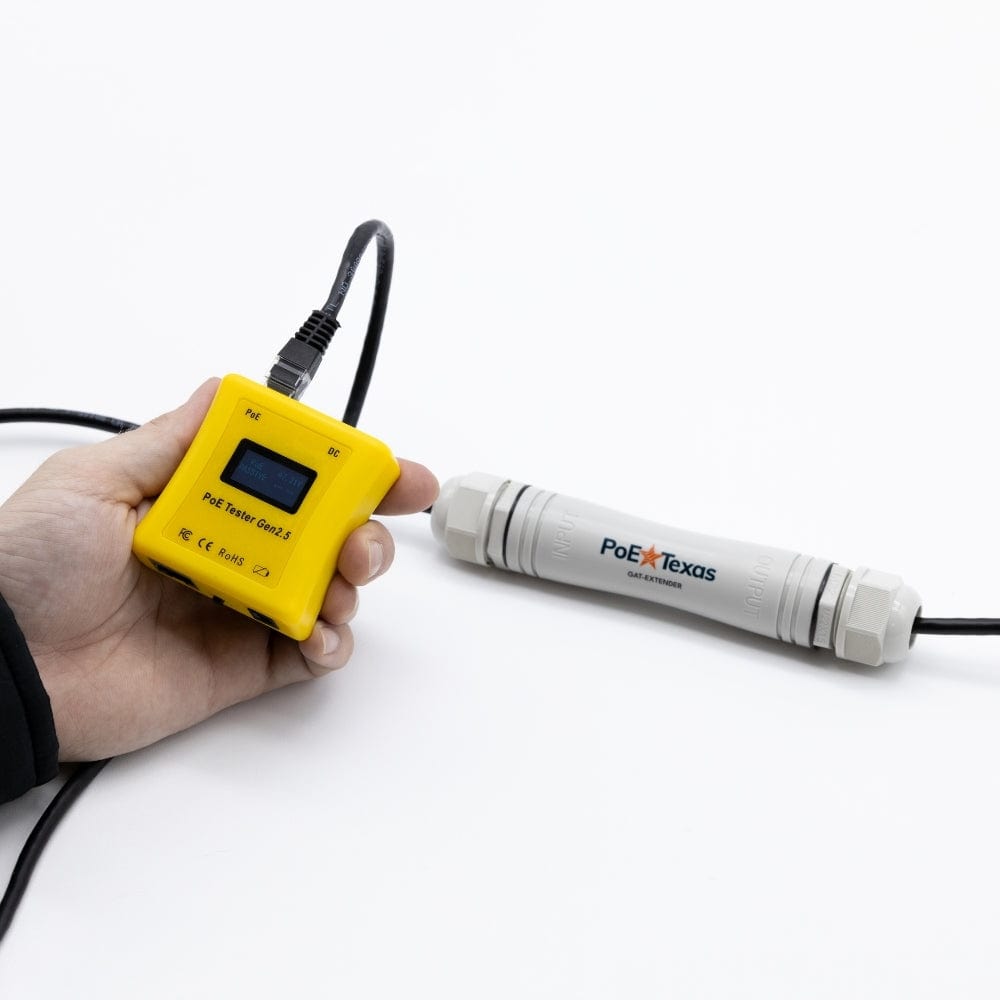 POE Texas Extender IEEE 802.3af/at Gigabit Outdoor Power Over Ethernet Extender IP67 Rated