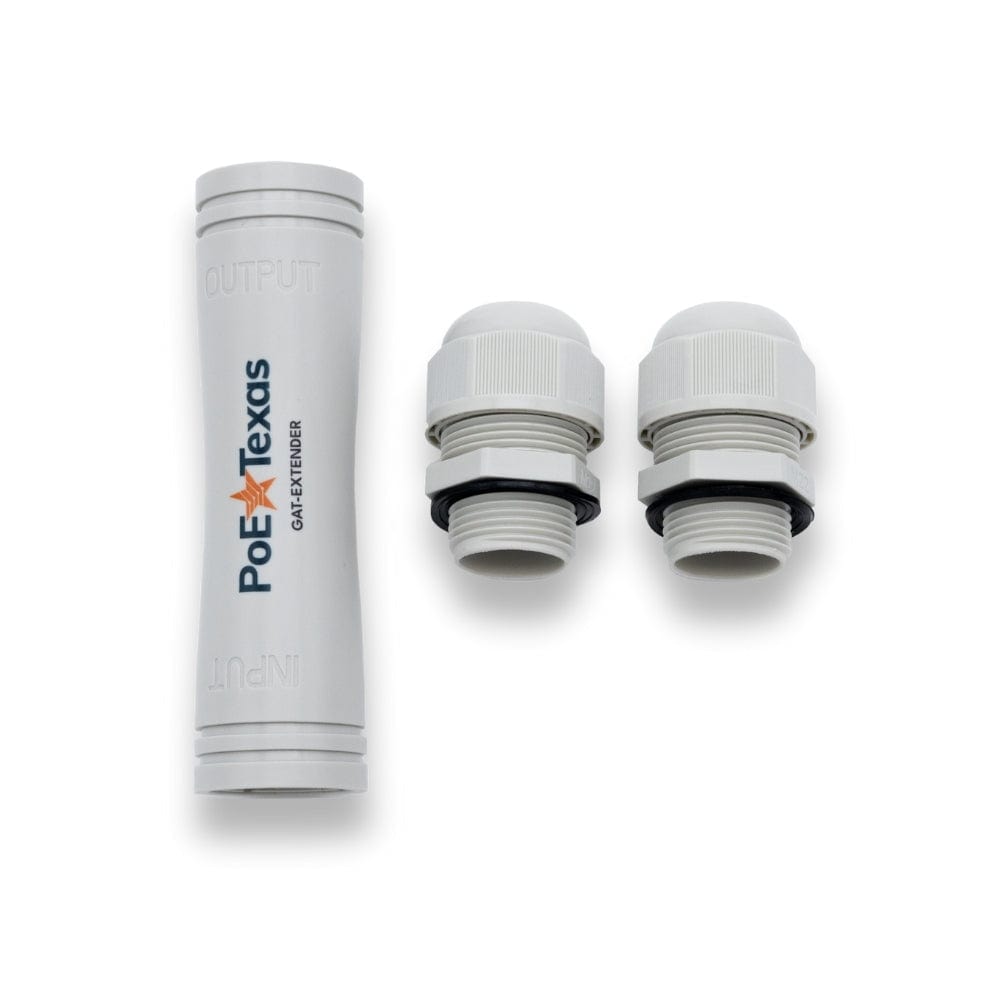 POE Texas Extender IEEE 802.3af/at Gigabit Outdoor Power Over Ethernet Extender IP67 Rated