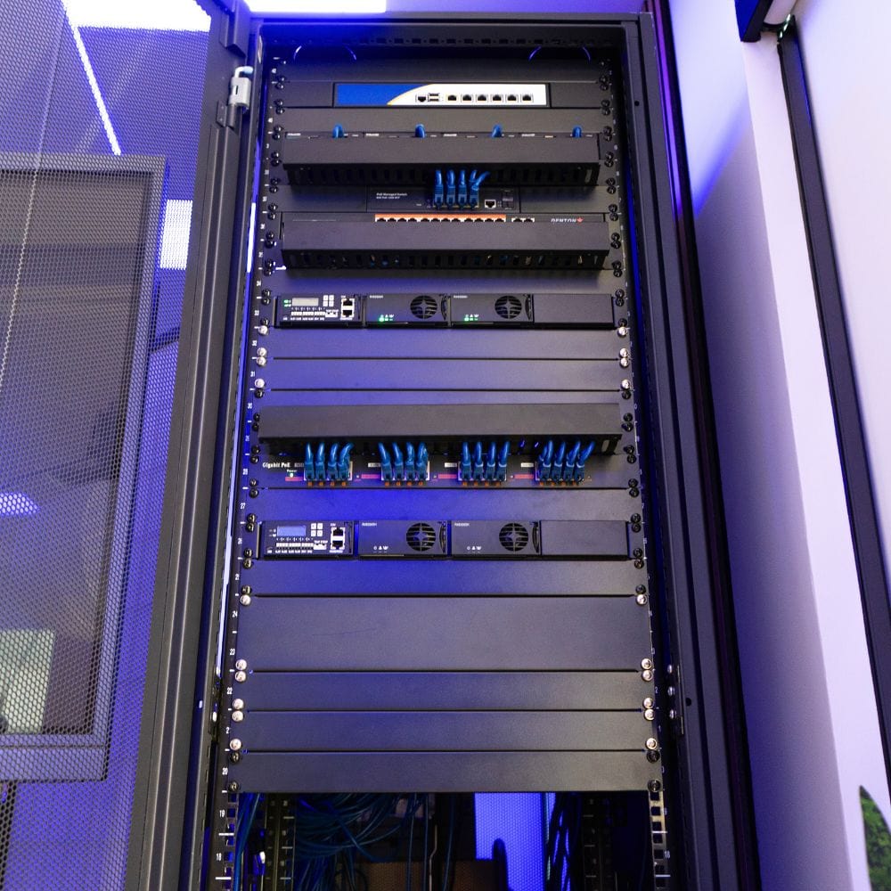 PoE Texas Injector 16 Port Gigabit Mode A Rack Mount PoE Injector with 48 Volt 240 Watt Power Budget