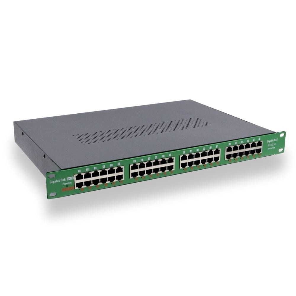 PoE Texas Injector 24 Port Active PoE Injector with 48 Volt Output and 700 Watt Budget