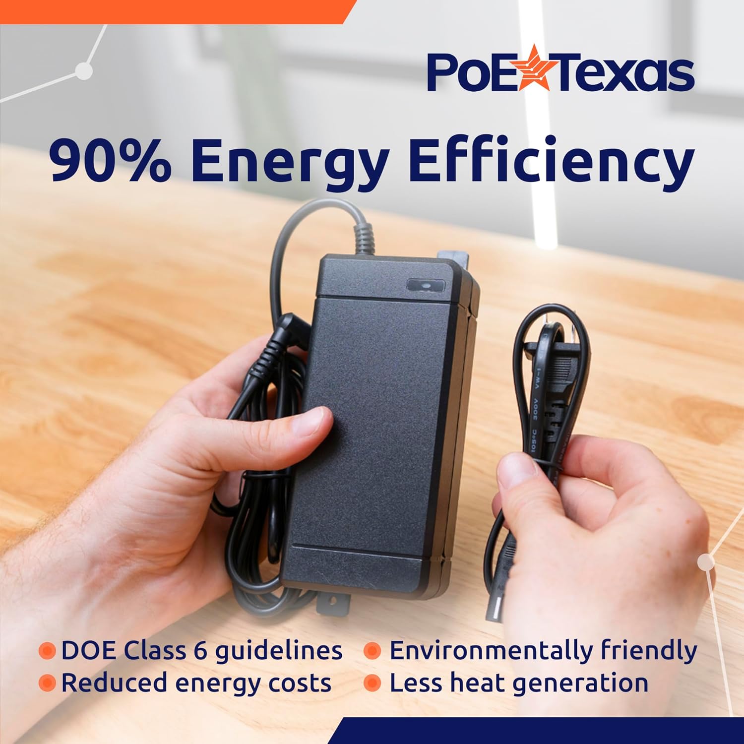 PoE Texas Power Supplies Power Supply 48V 120W - UL/FCC Certified