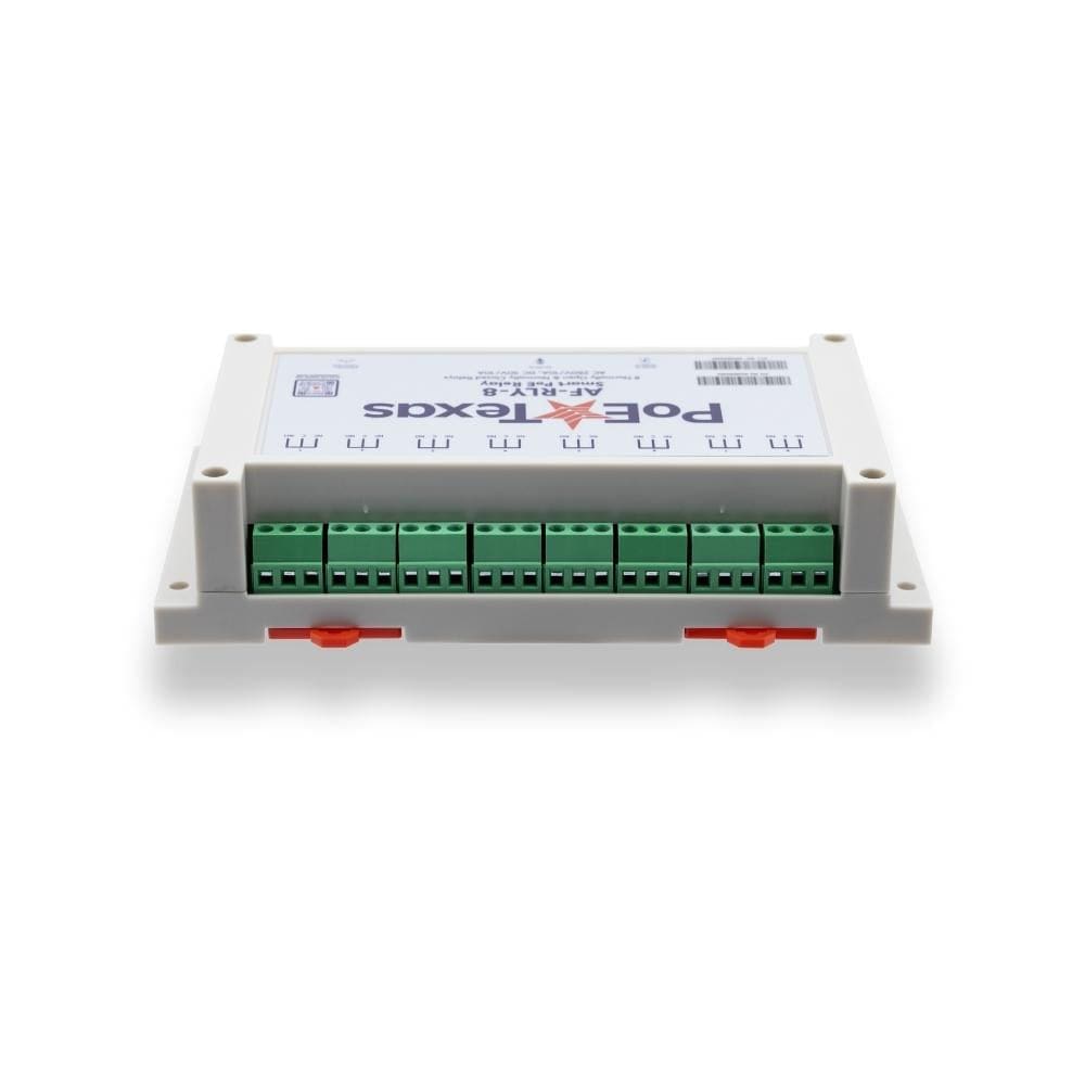 PoE Texas Splitter AF-RLY-8 - 8 Channel Output + 8 Channel Input Network PoE Powered Relay Module