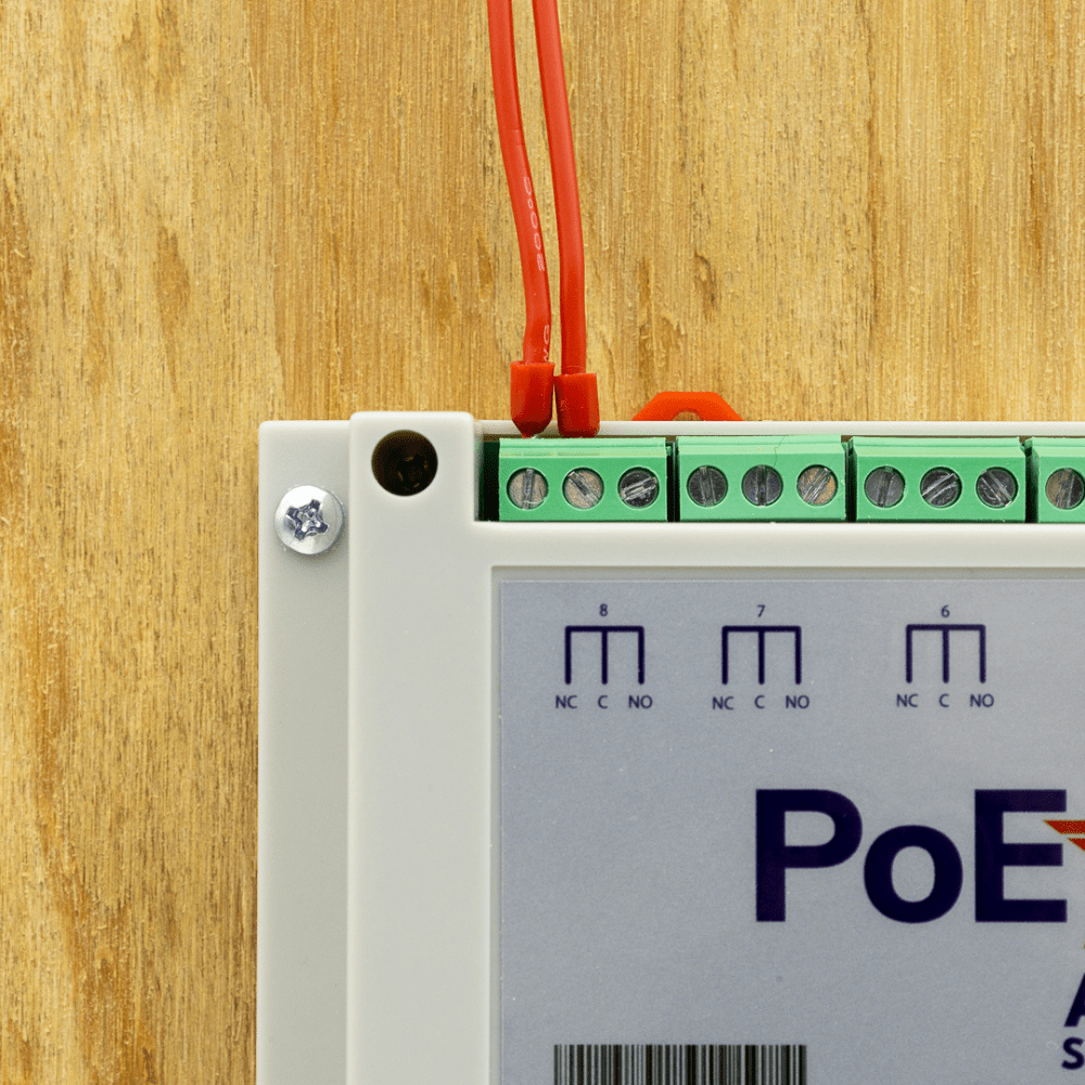 PoE Texas Splitter AF-RLY-8 - 8 Channel Output + 8 Channel Input Network PoE Powered Relay Module
