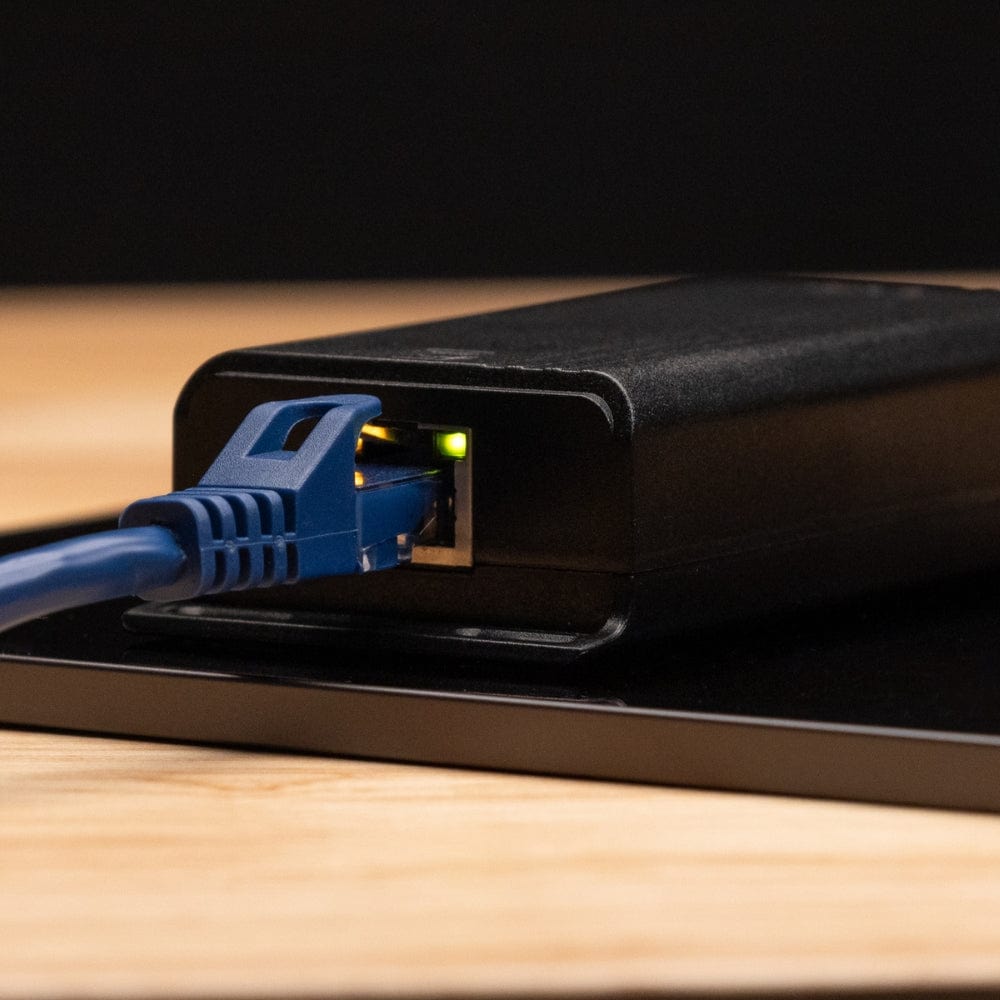 POE Texas Splitter PoE+ (802.3at) to USB-C Power + Data Delivery with 25 Watt Output - USB-C compatible w/ iPad Pro 12.9", Surface Go, Galaxy Tab