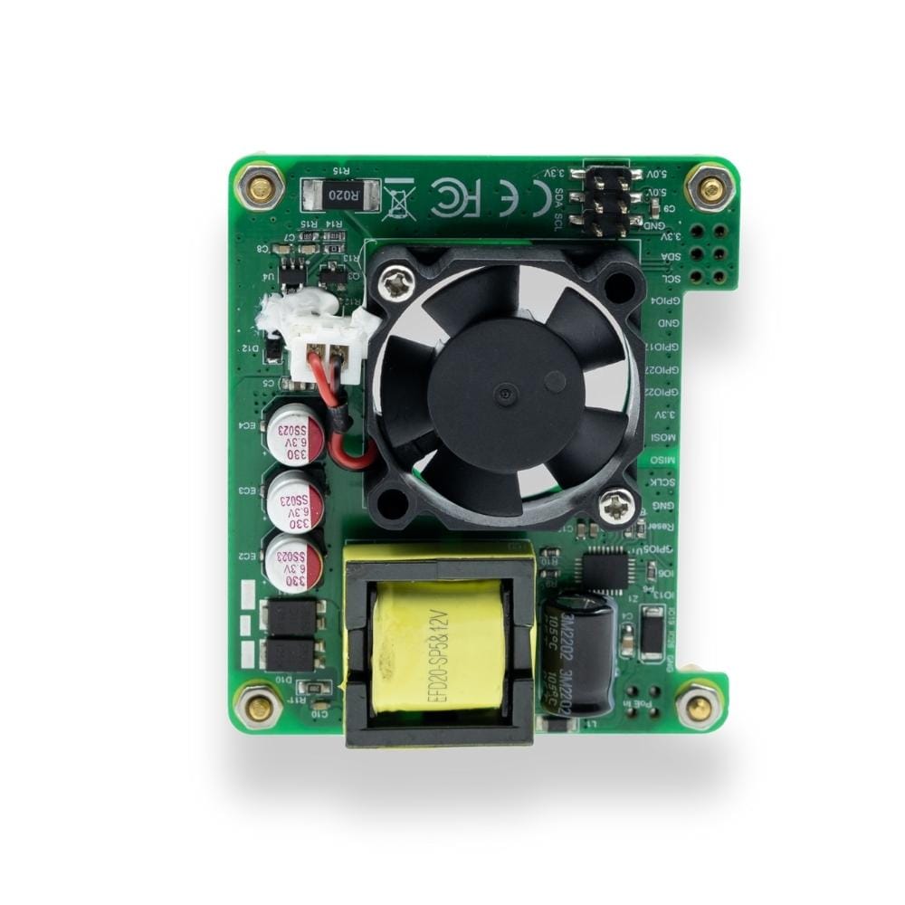 PoE Texas Splitter Power Over Ethernet (PoE) HAT for Raspberry Pi 3 B+ 4 and 802.3at PoE Network
