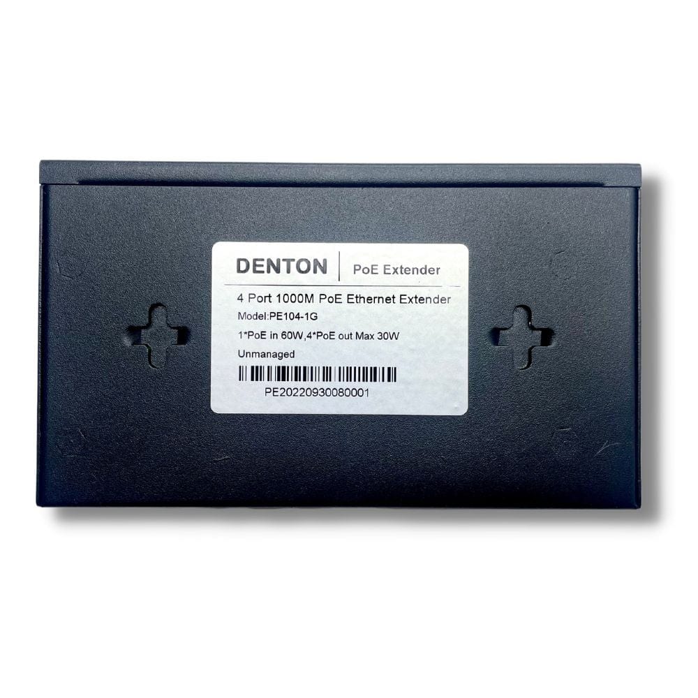 PoE Texas Switch 4 Port Gigabit PoE Extender with IEEE 802.3bt Uplink Power