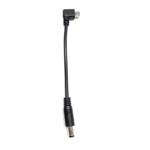 PoE Texas Accessories 2.1 x 5.5 mm DC barrel to Micro-USB Left Angle Cable