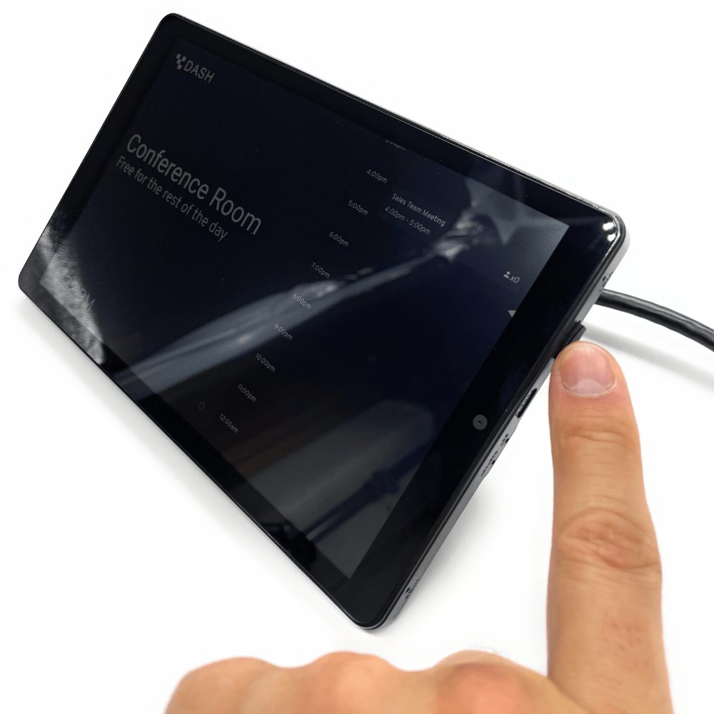 PoE Texas Display 8" Touchscreen Room Plug and Play PoE Scheduler