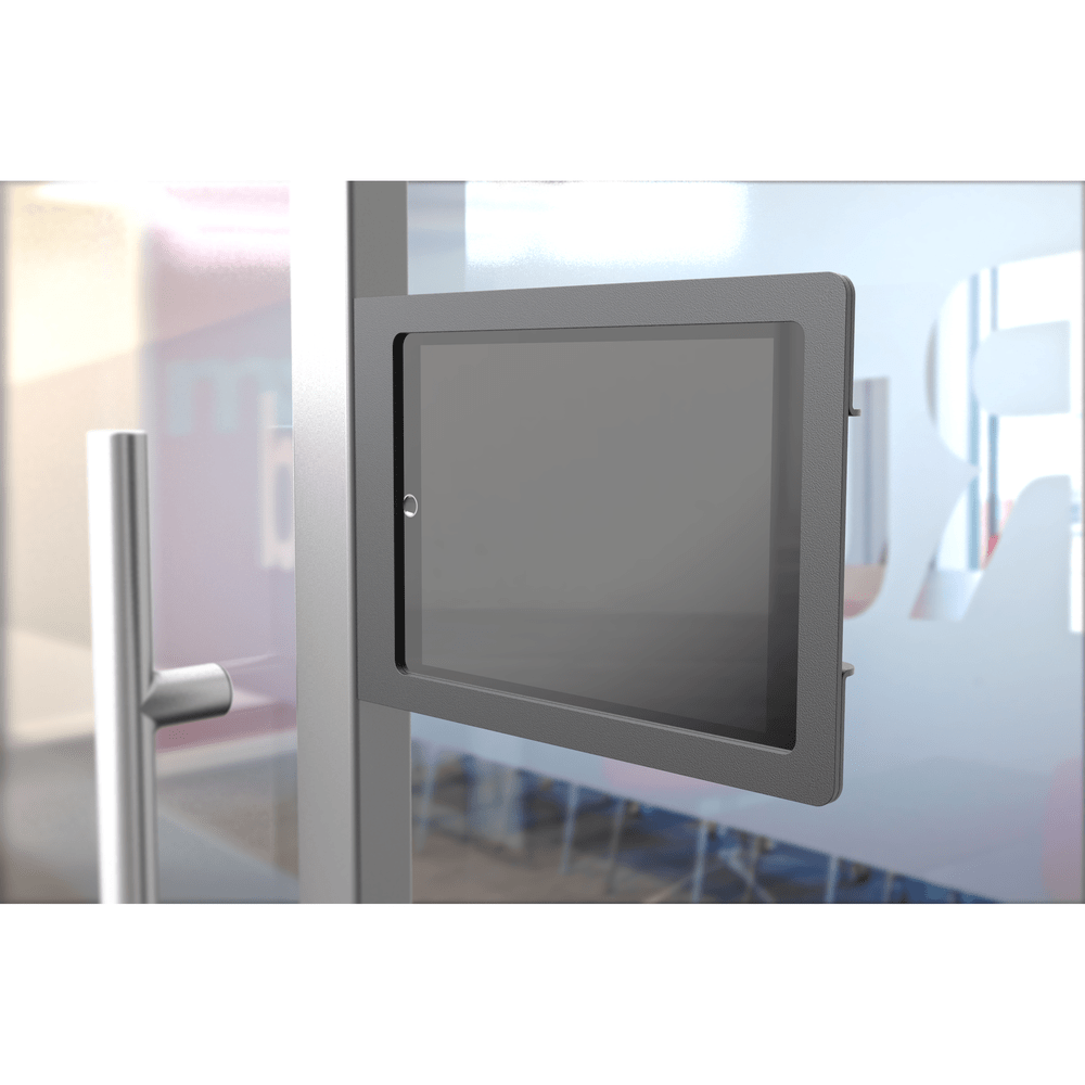PoE Texas For Tablets Heckler Side Mount Secure iPad Enclosure and Display with PoE for Digital Signage, Conference Room Schedulers, and More - Fits 9.7" iPad Air, iPad Pro and iPad (Mount Only)