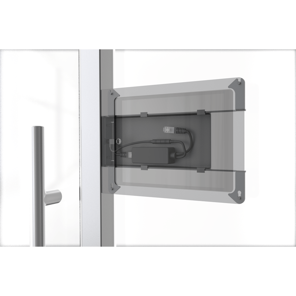 PoE Texas For Tablets Heckler Side Mount Secure iPad Enclosure and Display with PoE for Digital Signage, Conference Room Schedulers, and More - Fits 9.7" iPad Air, iPad Pro and iPad (Mount Only)