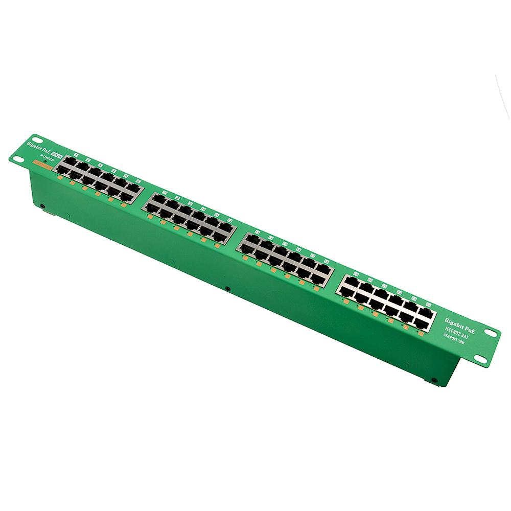 PoE Texas Injector 24 Port Active PoE Injector for High Powered Devices