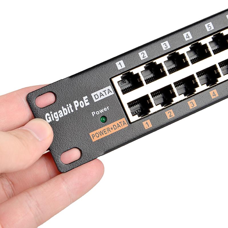 POE Texas Injector 24-Port Gigabit Rack Mount Injector