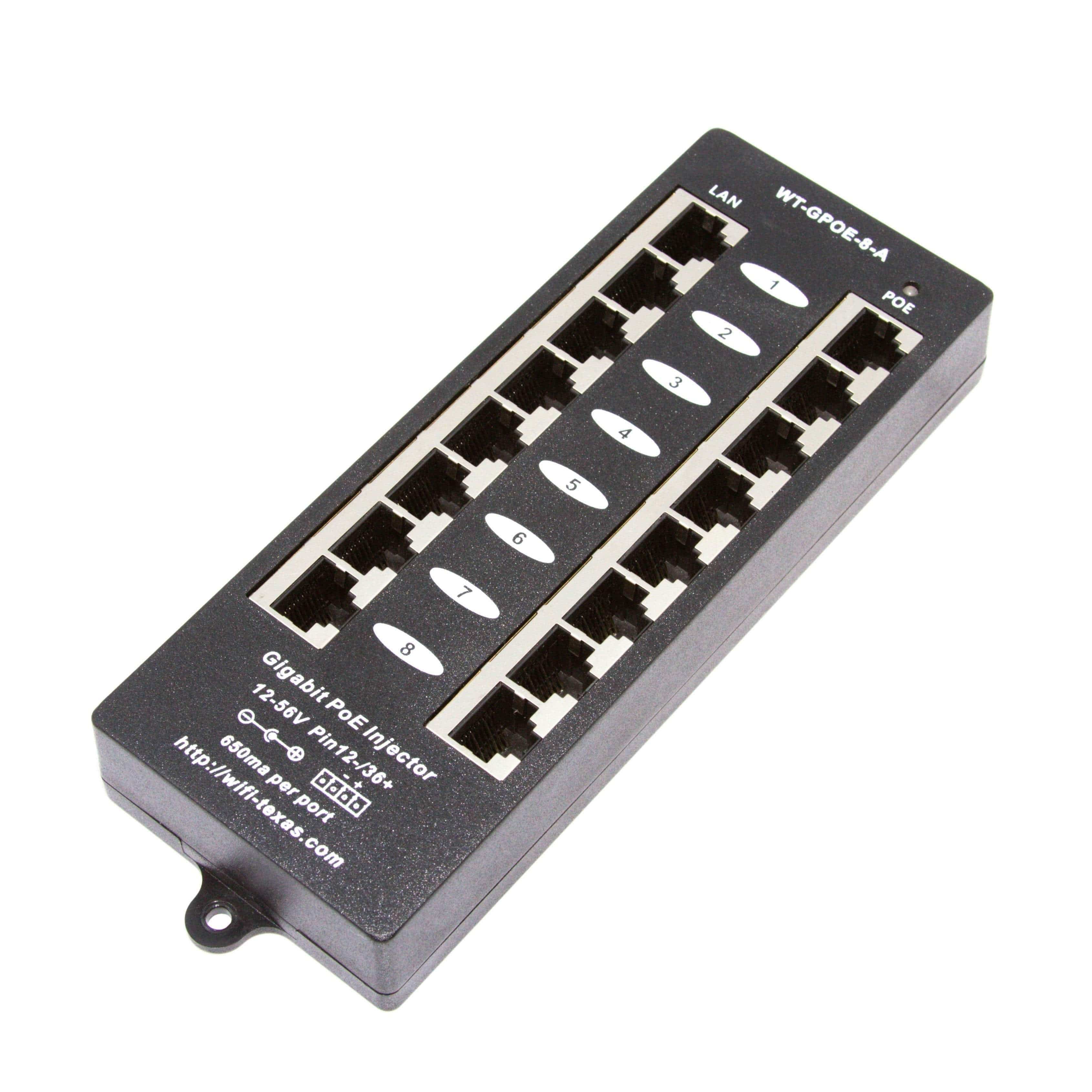 PoE Texas Injector GPOE-8A-48V120W