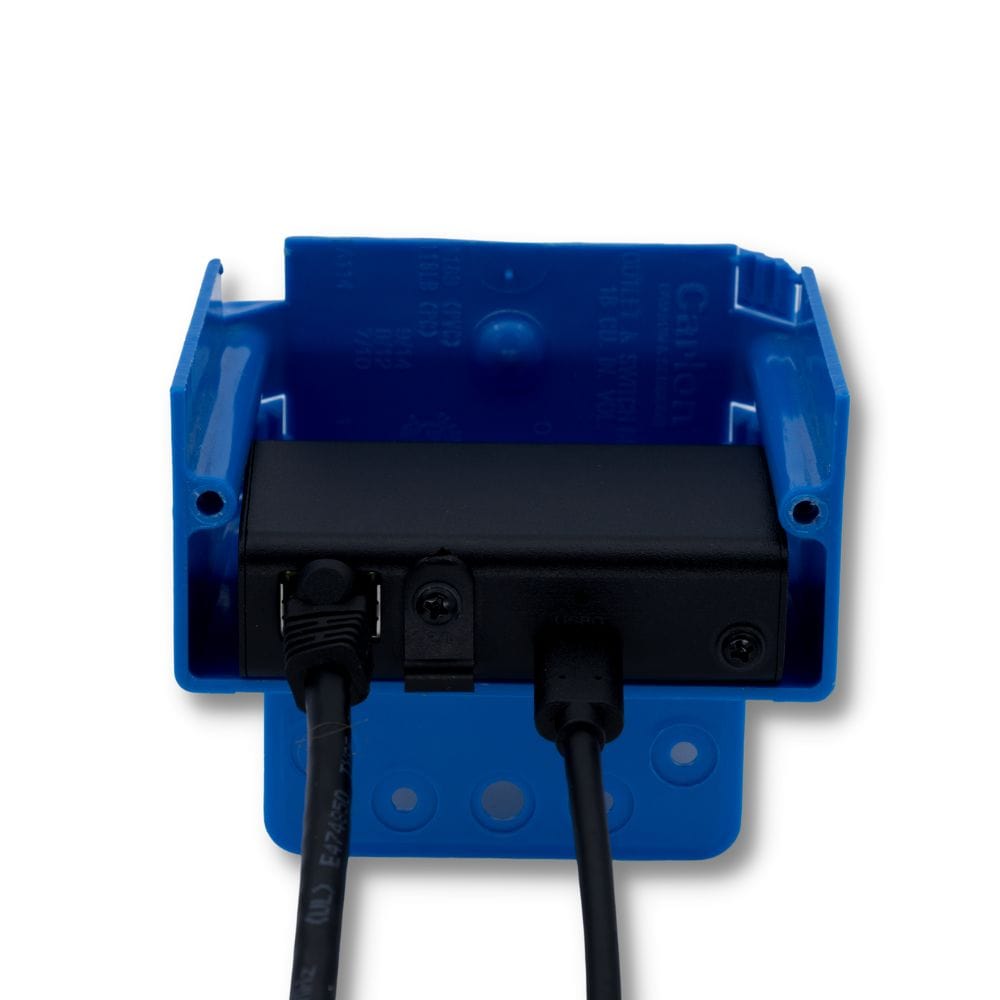 POE Texas Splitter New! Gigabit PoE+ (802.3at) to USB-C Power + Data Delivery with 25 Watt Output - USB-C compatible w/ iPad Pro 12.9", Surface Go, Galaxy Tab - USB-C Cable Included