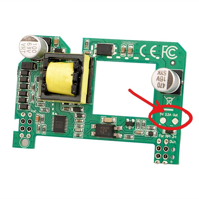 PoE Texas Splitter Power Over Ethernet (PoE) HAT for Raspberry Pi 3 B+ 4 and 802.3af PoE Network