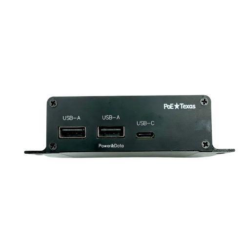 POE Texas Splitter UPOE Powered USB-C Dock for Enterprise and Education