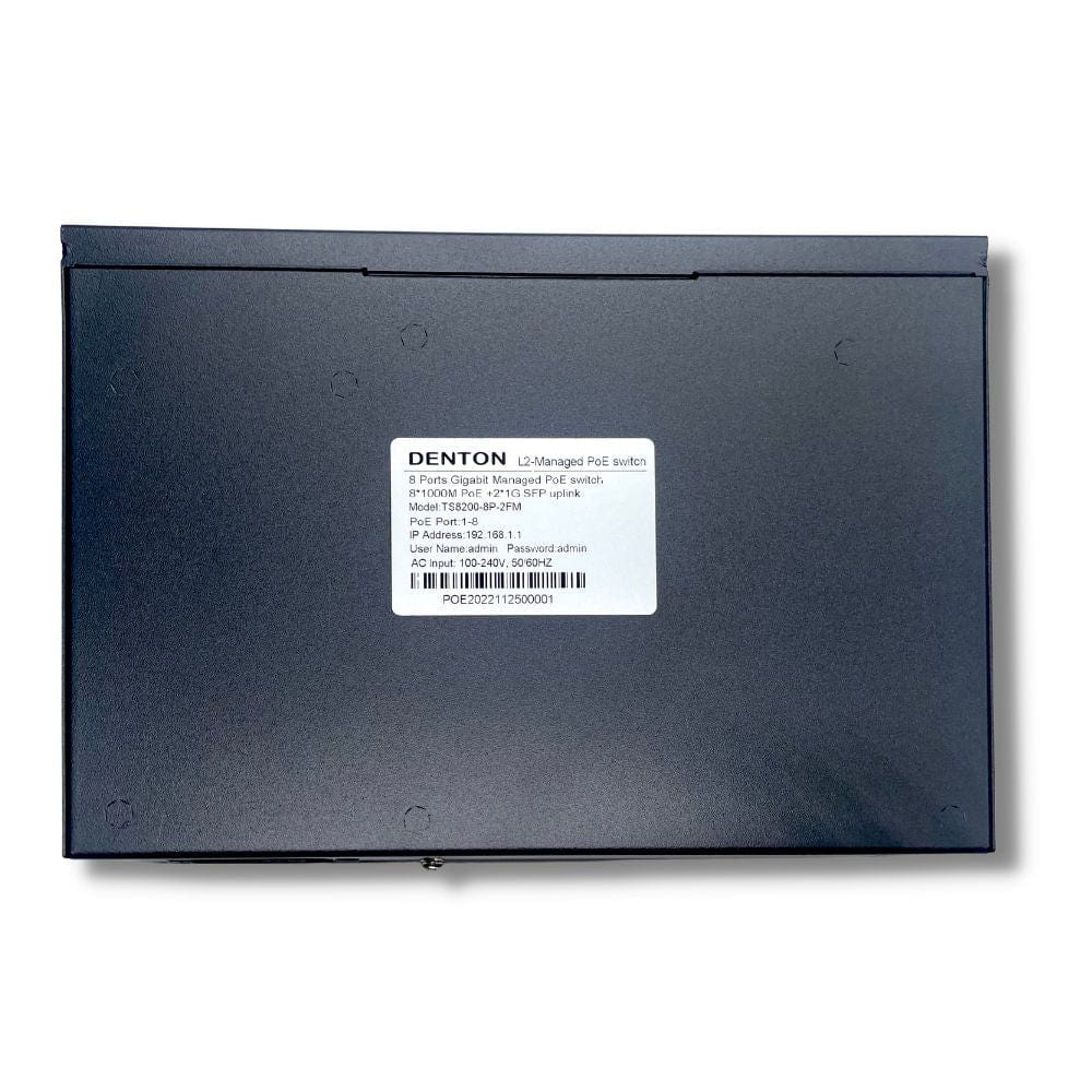 POE Texas Switch 8-Port Gigabit Layer 2 Managed PoE+ (IEEE 802.3at) Switch