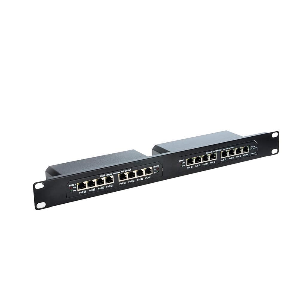 PoE Texas Switch 8 Port Gigabit PoE Switch with 7 PoE Ports and 1 Uplink