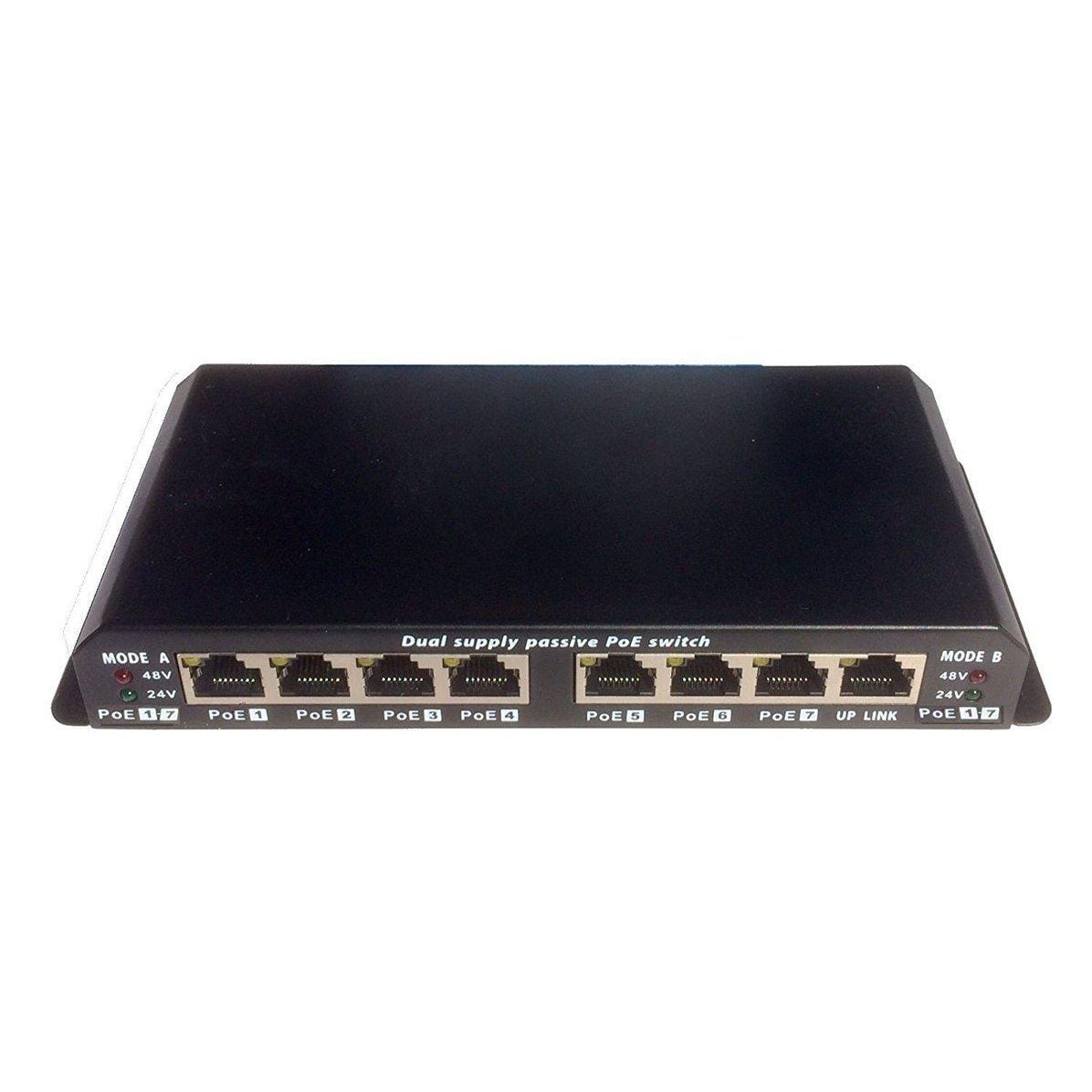 PoE Texas Switch 8 Port PoE Switch With 7 PoE Ports and 1 Uplink