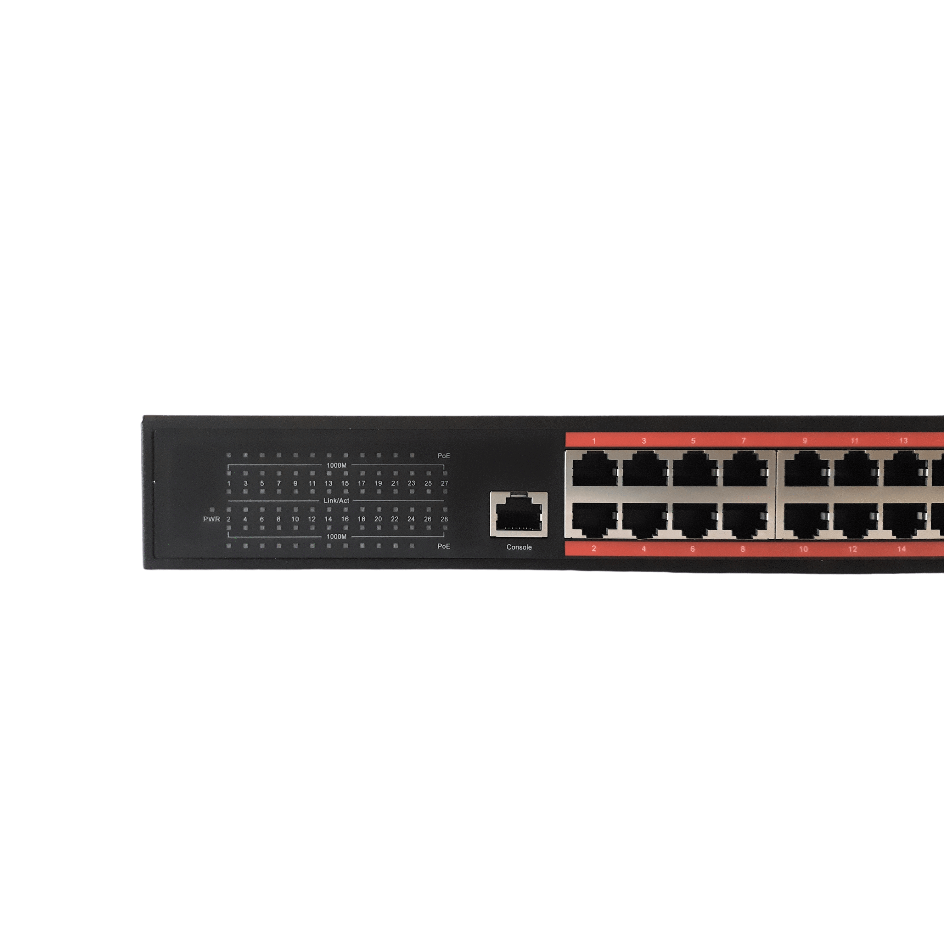POE Texas Switch Fanless 24-Port Gigabit Layer 2 Managed IEEE 802.3bt Switch
