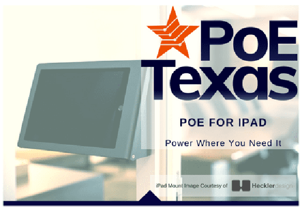 Power over Ethernet for iPad - UPDATED!