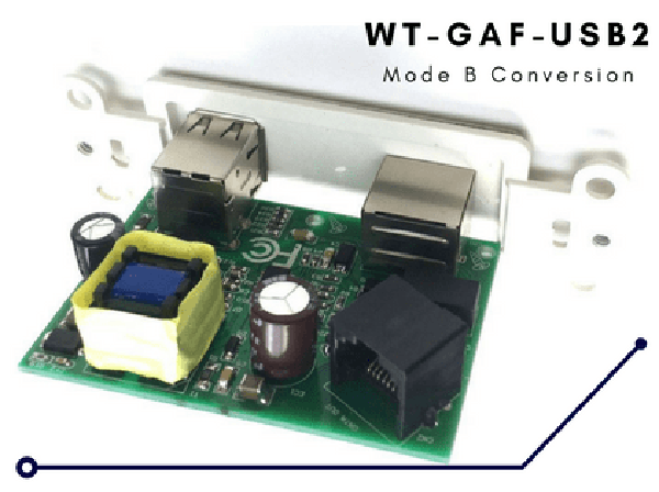 WT-GAF-USB2 Conversion to Mode B