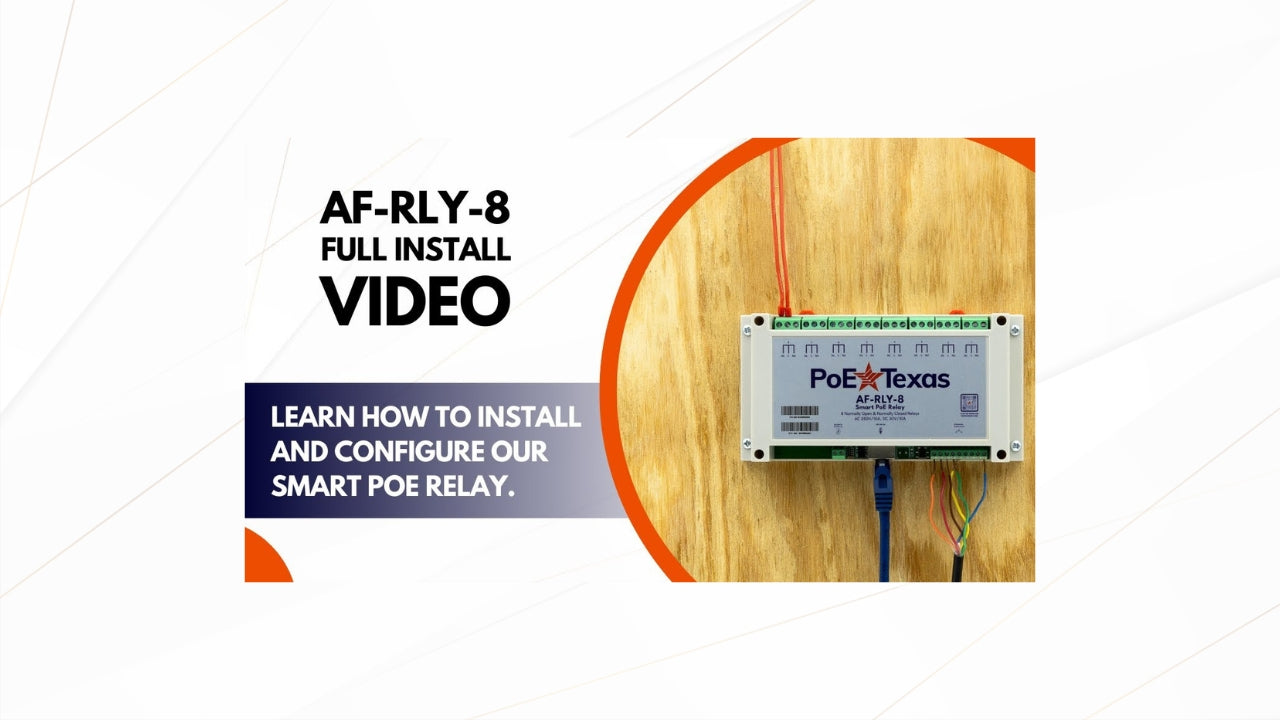 Building Smart Home Automation with the AF‑RLY‑8 PoE Relay: A Step‑by‑Step Educational Guide