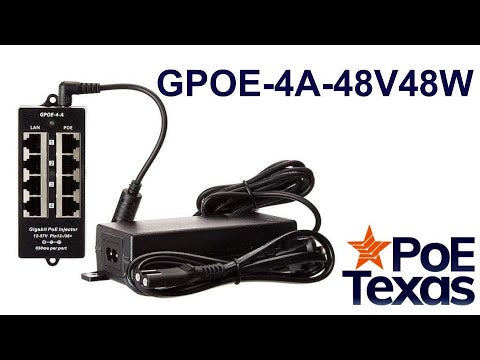 Connecting Your Midspan PoE Injector: GPOE-4A-48v48w