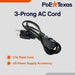 POE Texas 3-Prong AC Cord