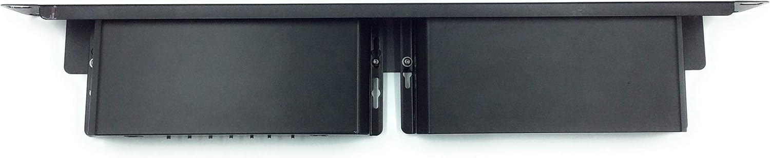 PoE Texas Accessories 1U Rack Mount for Two POES-8-7 or One GPOES-8-7AB Unmanaged Switch (Sold Separately)