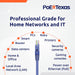 POE Texas Accessories CAT 6 Patch Cable 3 ft in 10 Pack