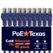 POE Texas Accessories CAT 6 Patch Cable 7 ft in 10 Pack