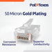 POE Texas Accessories CAT 6 RJ-45 Standard Connector 100 Pack