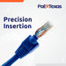 POE Texas Accessories CAT 6 RJ-45 Standard Connector 100 Pack