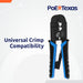POE Texas Accessories CAT 6 RJ-45 Standard Connector 100 Pack