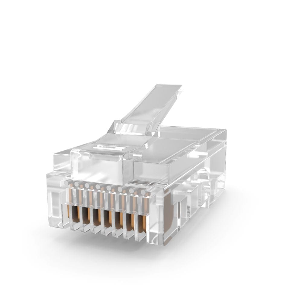 POE Texas Accessories CAT 6 RJ-45 Standard Connector 100 Pack