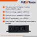 PoE Texas Accessories Dual DC Power Input for Backup Power
