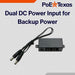 PoE Texas Accessories Dual DC Power Input for Backup Power