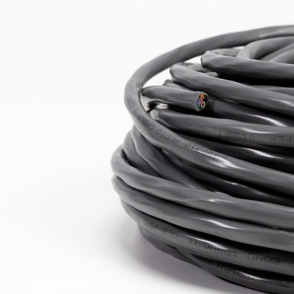 POE Texas Accessories Pre-cut Security/Audio Cable 100ft 18 AWG with 6 cores for low voltage applications