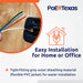 POE Texas Accessories Pre-cut Security/Audio Cable 10ft 18 AWG with 4 cores for low voltage applications