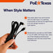 POE Texas Cable USB-C to Lightning Right Angle Cable - 2.5 Meters