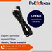 POE Texas Cable USB-C to Lightning Right Angle Cable - 30 Centimeters