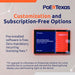 PoE Texas Display 10" Touchscreen Room Scheduler with Highly Visible LED Ring and MeetingPortal App