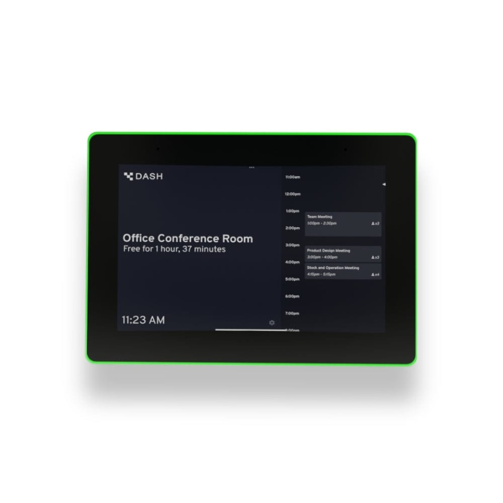 8 Touchscreen Room Scheduler With Highly Visible LED Ring POE Texas 8-touchscreen-room-scheduler-with-highly-visible-led-ring-poe-texas